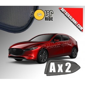 Zasłonki / roletki / osłony przeciwsłoneczne dedykowane do Mazda 3 IV Hatchback (2019-)