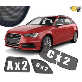 Zasłonki / zasłony / osłony / osłonki przeciwsłoneczne dedykowane / pod wymiar / do Audi A3 Sportback 8V (2012-2020)